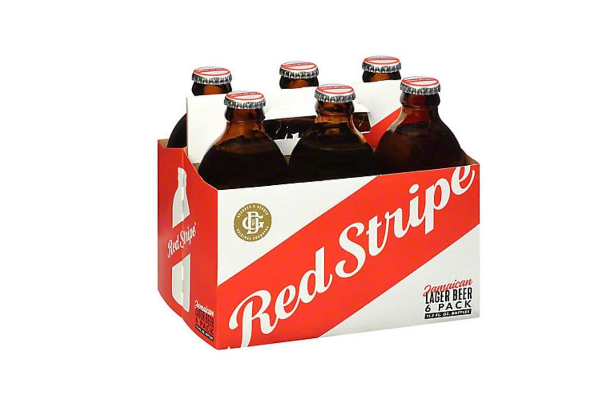 RED STRIPE JAMAICAN LAGER 6 BOTTLES PACK (1 x 330 ML)
