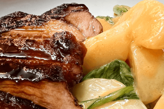 Charcoal Grilled Char Siu Pork