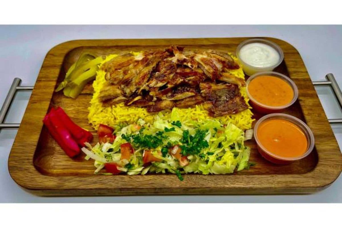 chicken dinner plate