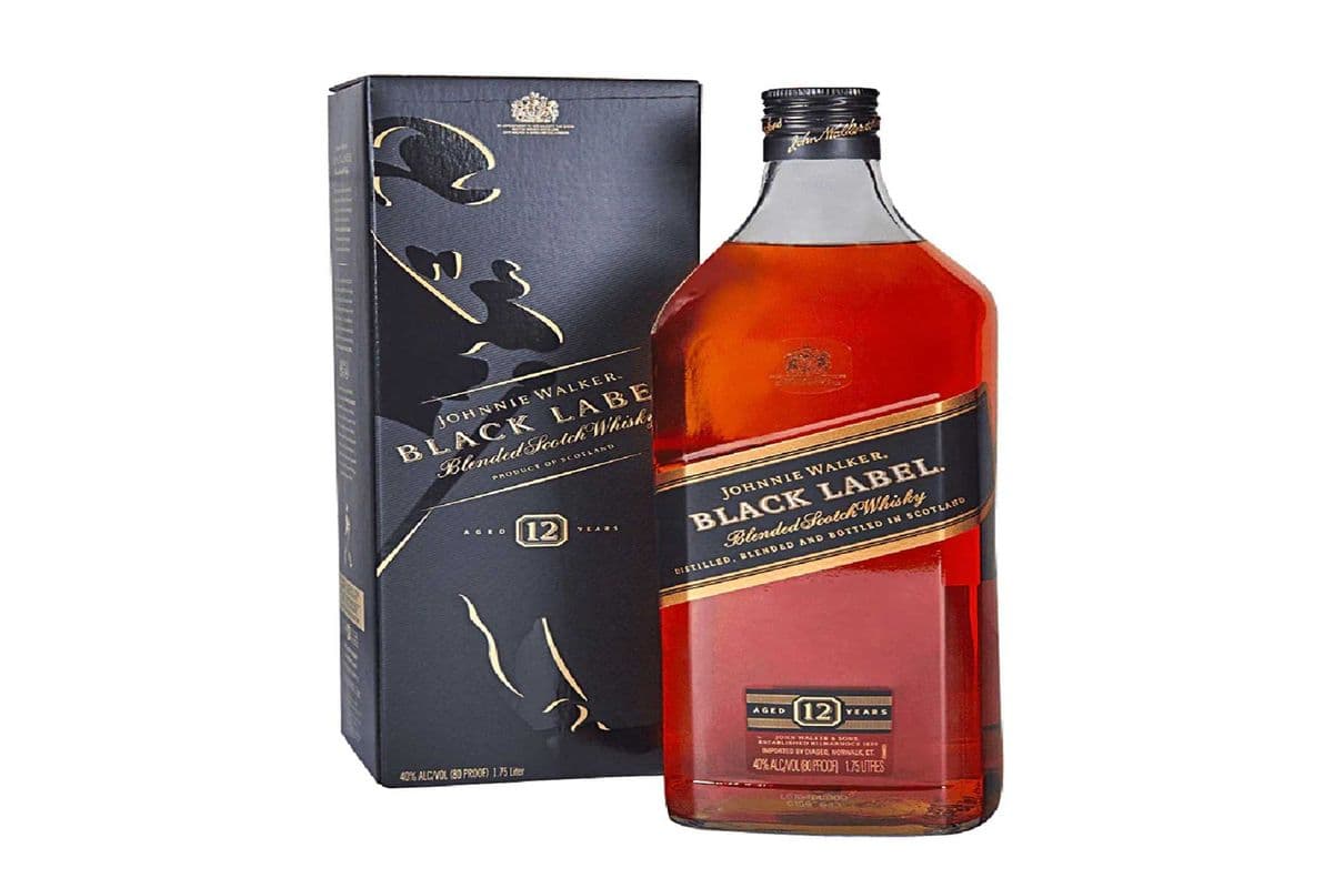 JOHNNIE WALKER BLACK LABEL SCOTCH WHISKY 1.75 L (1 x 1750ML)