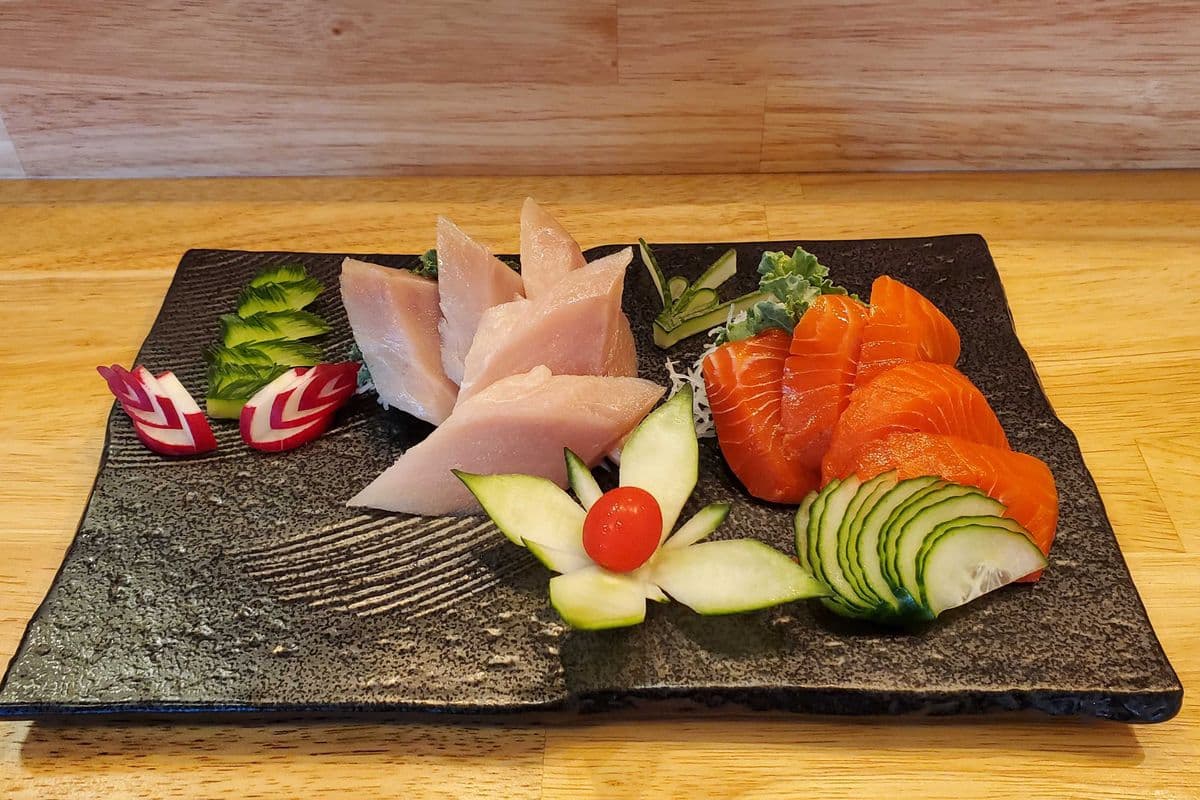 Salmon and Tuna Sashimi