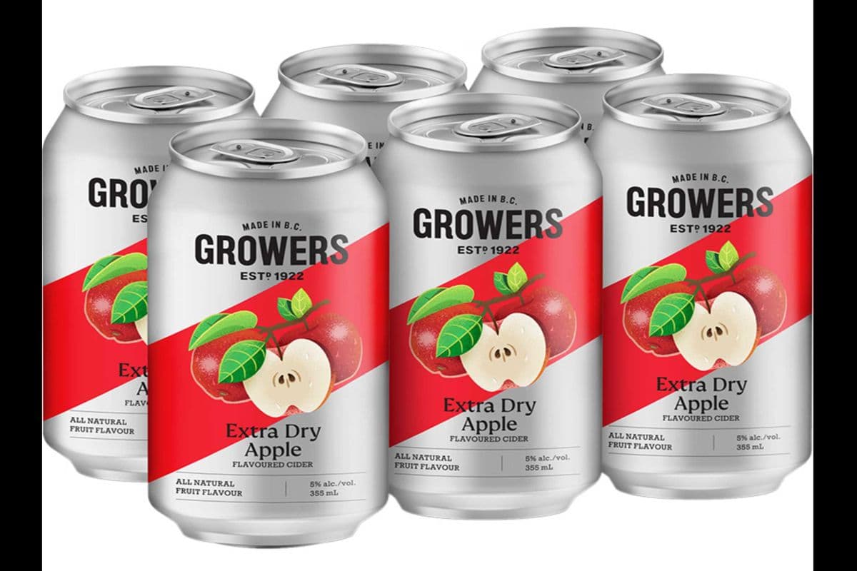 GROWERS EXTRA DRY APPLE 6*330ML (1 x 330ML)