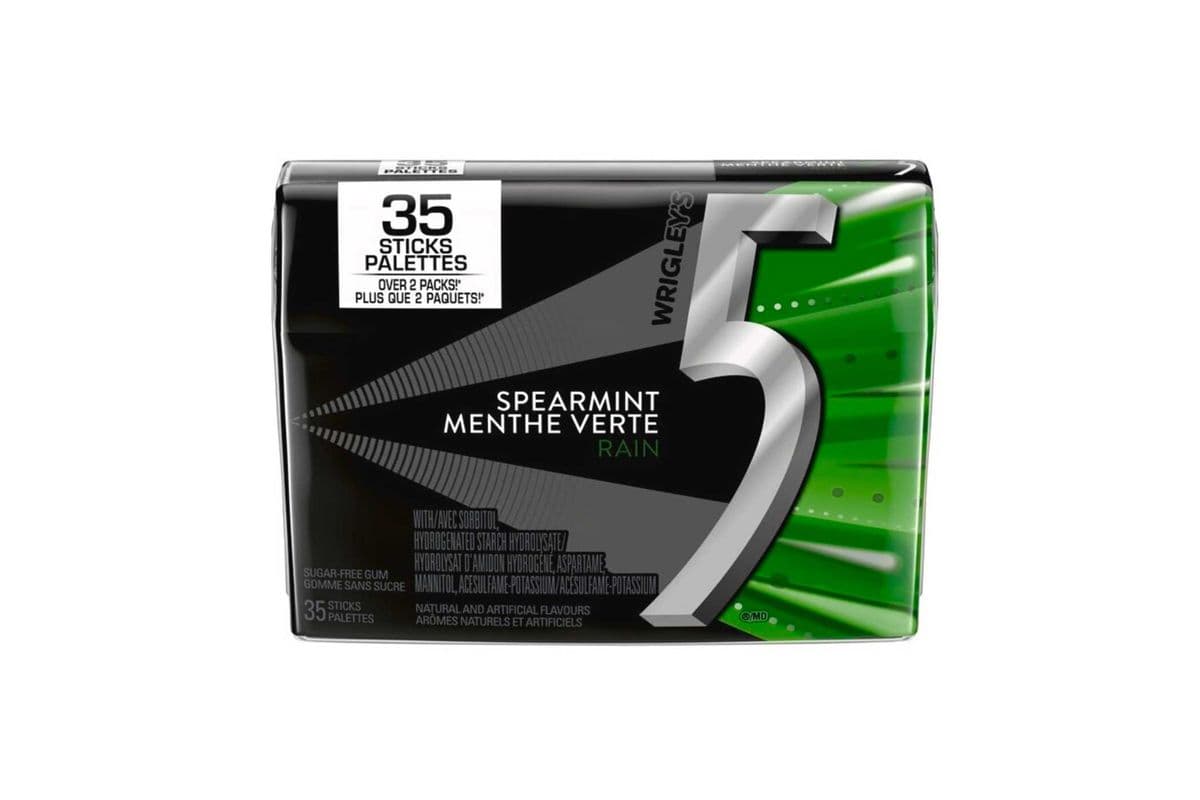 5 Gum Rain Spearmint
