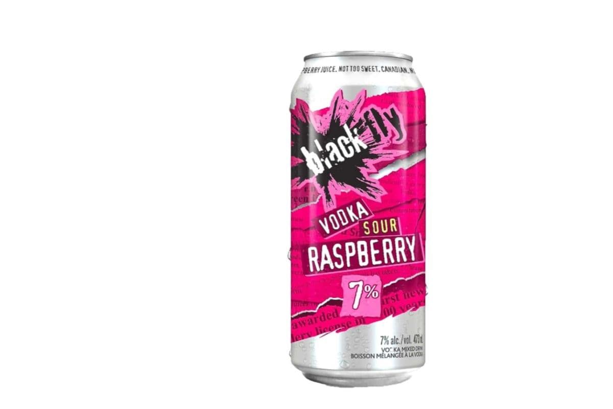 Black Fly - Vodka Sour Raspberry Tall Can (1 x 473ML)