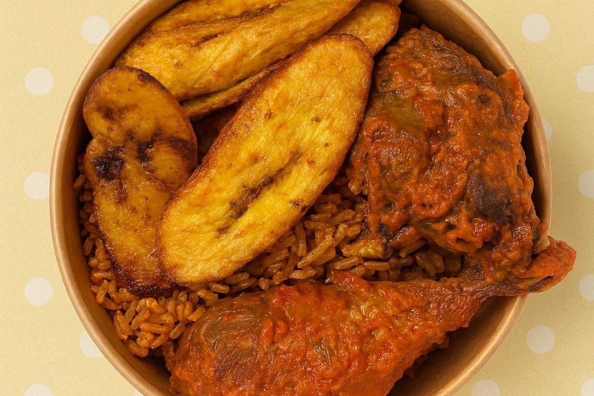 Jollof and Turkey Combo