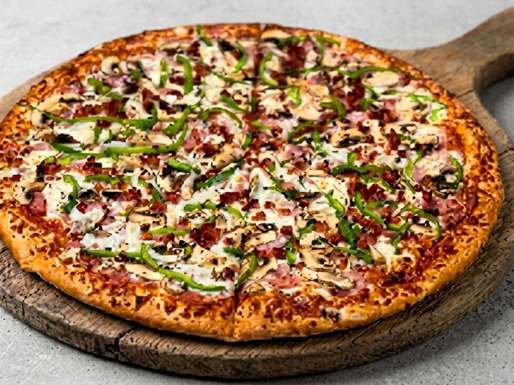 DELUXE PIZZA (THE WORKS)