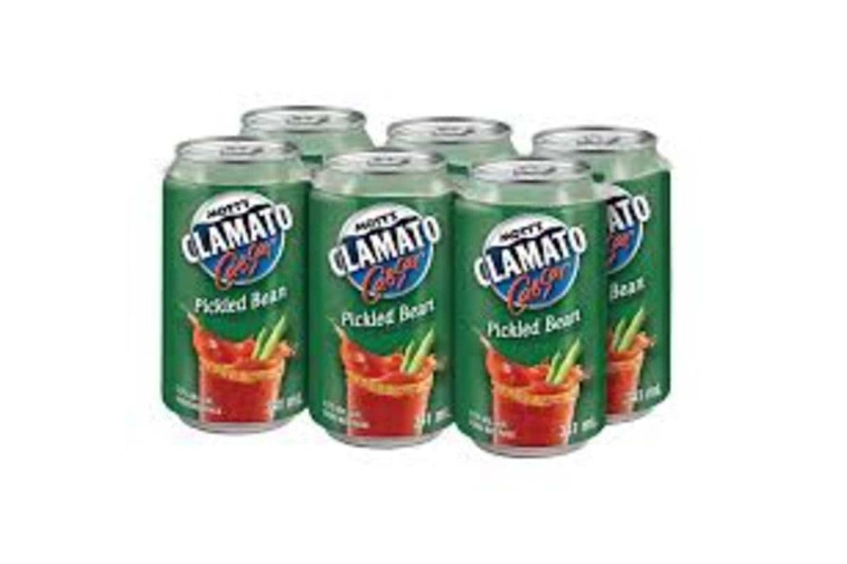 Mott's Clamato Caesar Pickled Bean Domestic (6 x 341 ml)