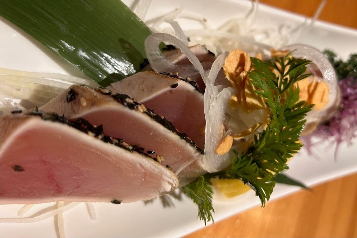 Tuna Tataki Sashimi