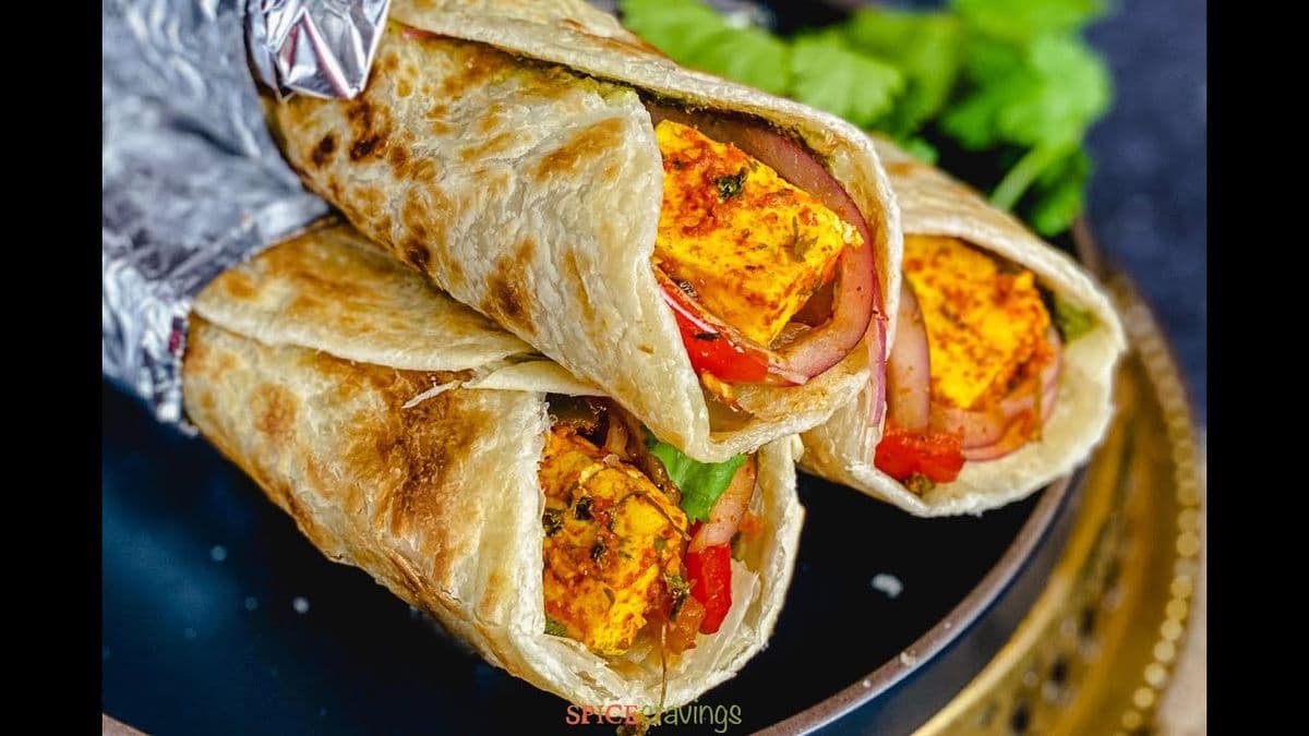 Chilli Paneer Wrap