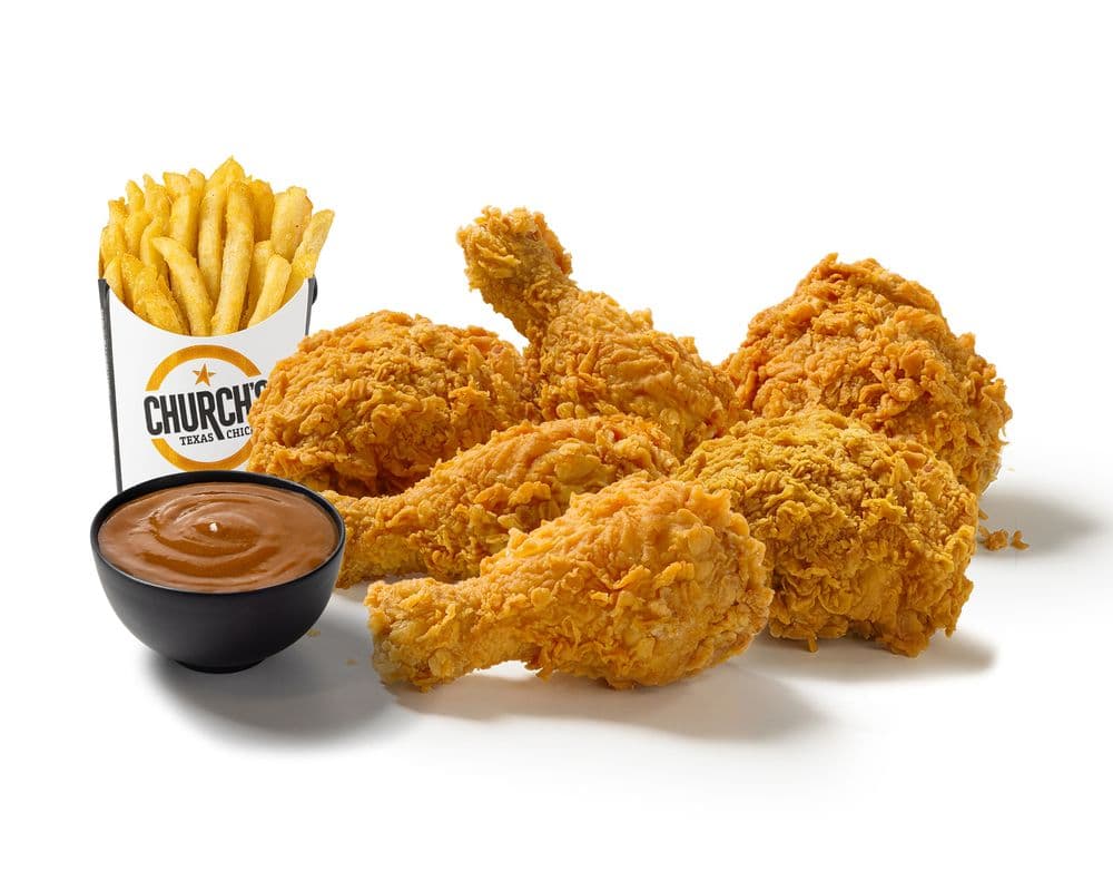 6 Piece Chicken & 2 Reg Sides