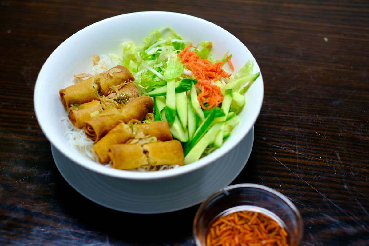 58. Veggie Egg Roll Bowl / CHẢ GIÒ CHAY