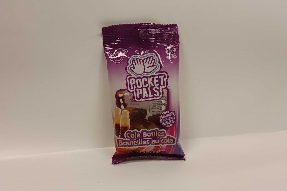 Huer Pocket Pals Sour Gummies - Cola Bottles (75g)