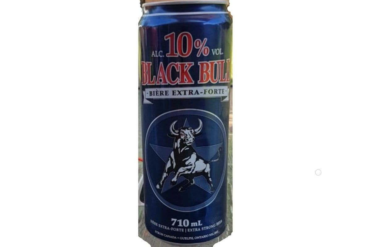 Black Bull Strong (King can) Stroh (10% ABV) (1 x 710 mL)