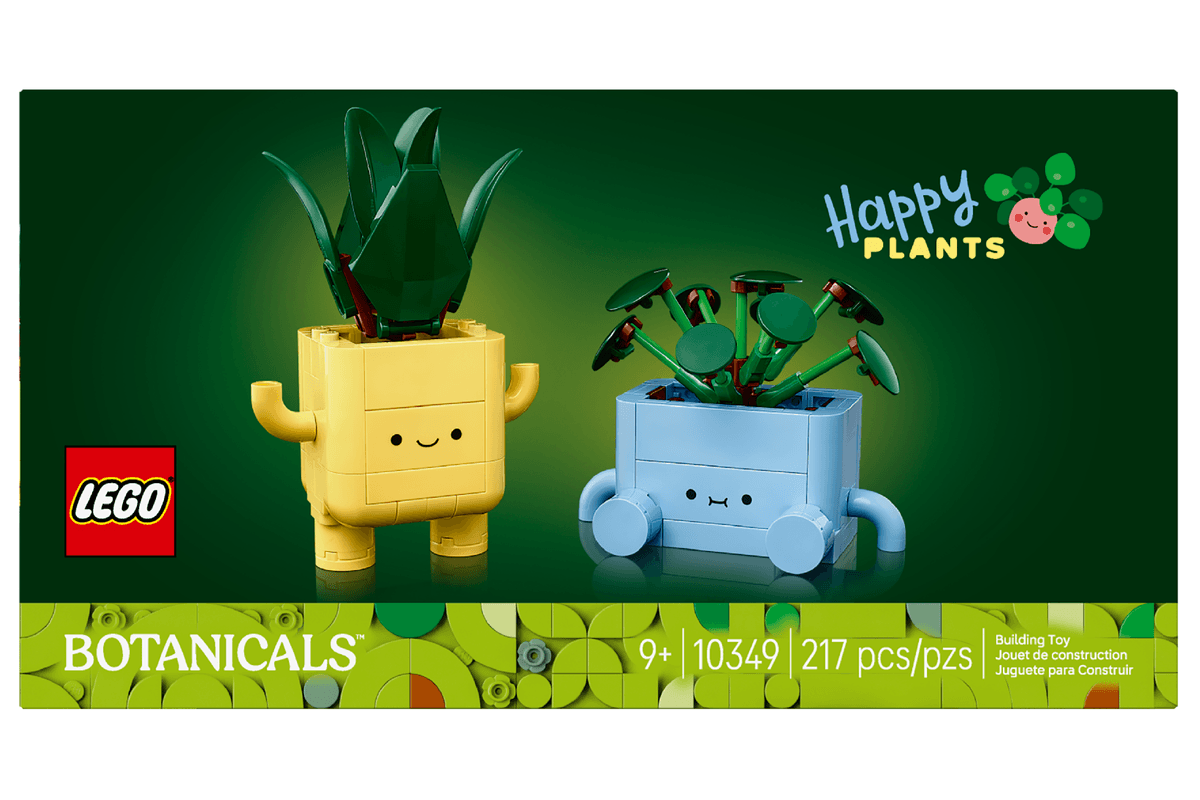 LEGO Botanicals Happy Plants Shelf Decor (10349)