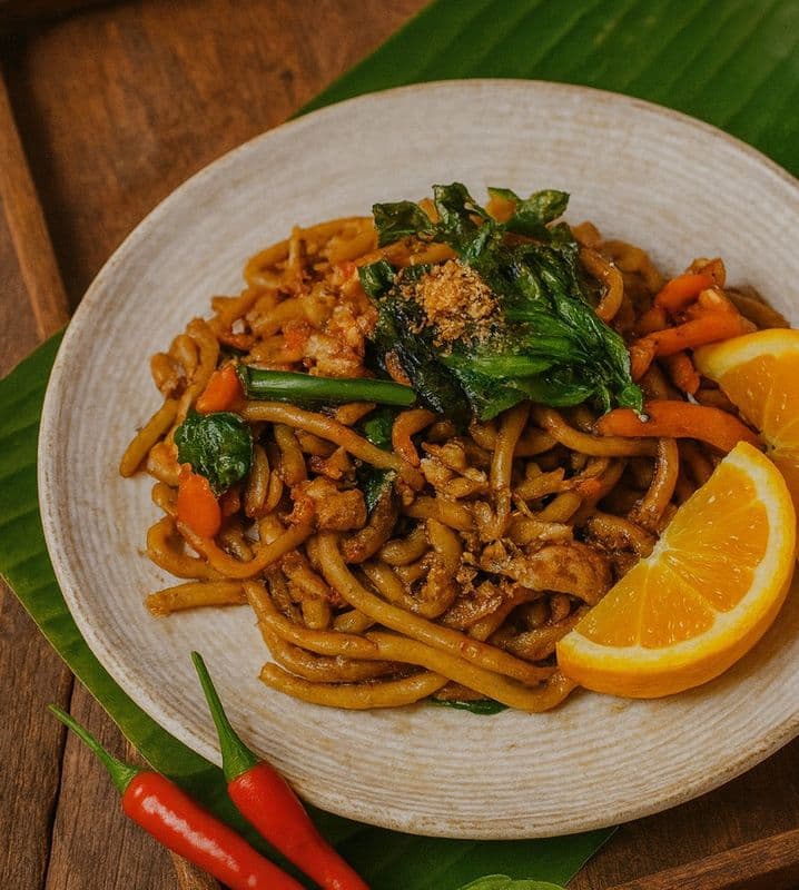 Drunken Noodles Udon / Nouilles À La Thaïlandaise Udon