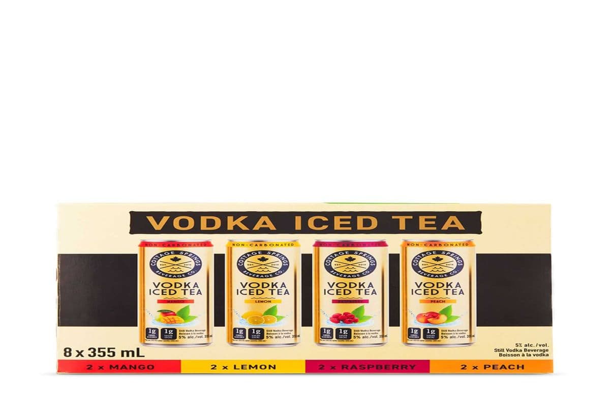 COTTAGE SPRING ICED TEA VARIETY 12 CANS (1 x 12 CANS)