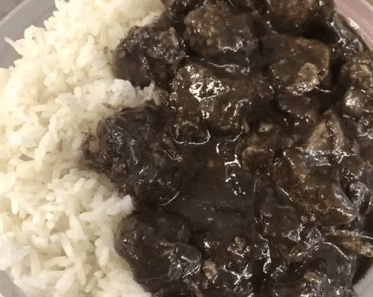 Dinuguan with Rice