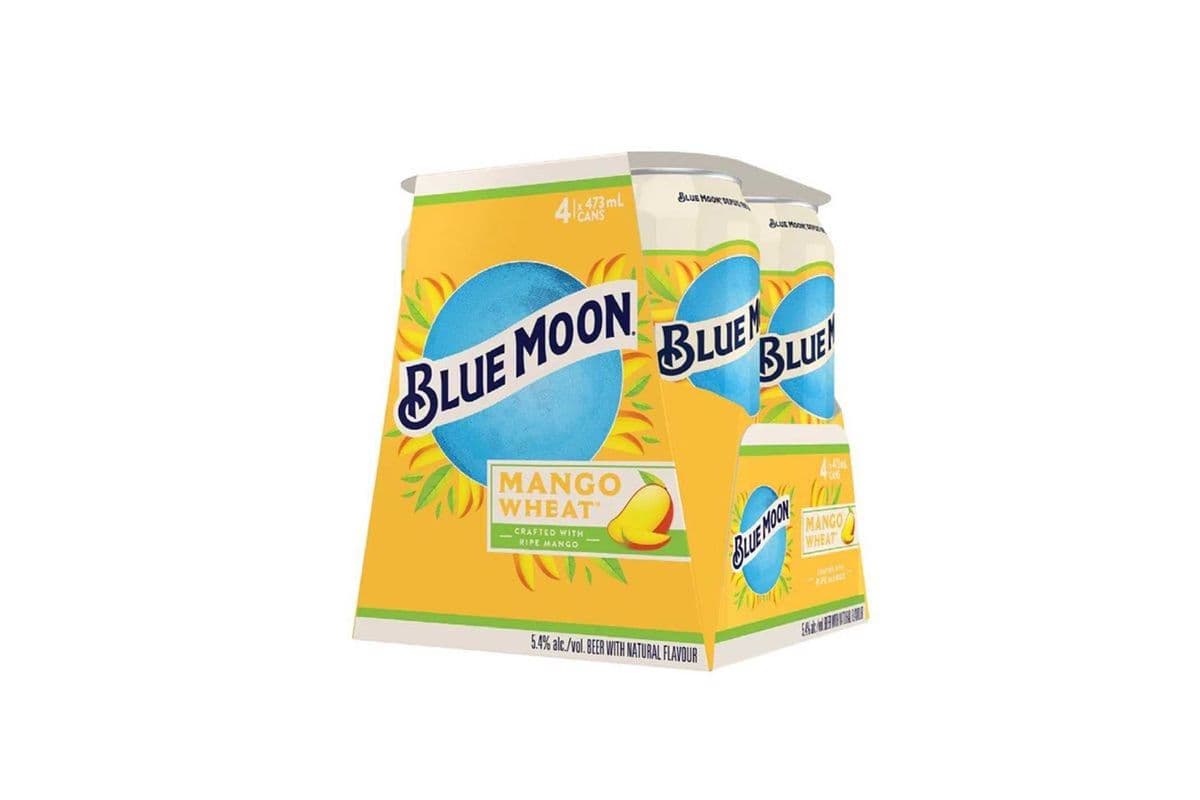 830009. BLUE MOON MANGO WHEAT (4 x 473ML (CANS))