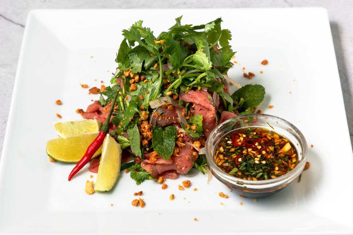 Rare Beef Carpaccio - Bo Tai Chanh
