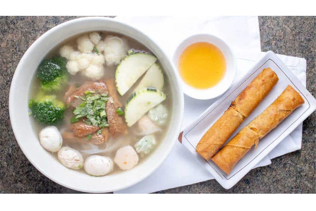 Vegan Combo 1 (Pho & Spring Rolls)