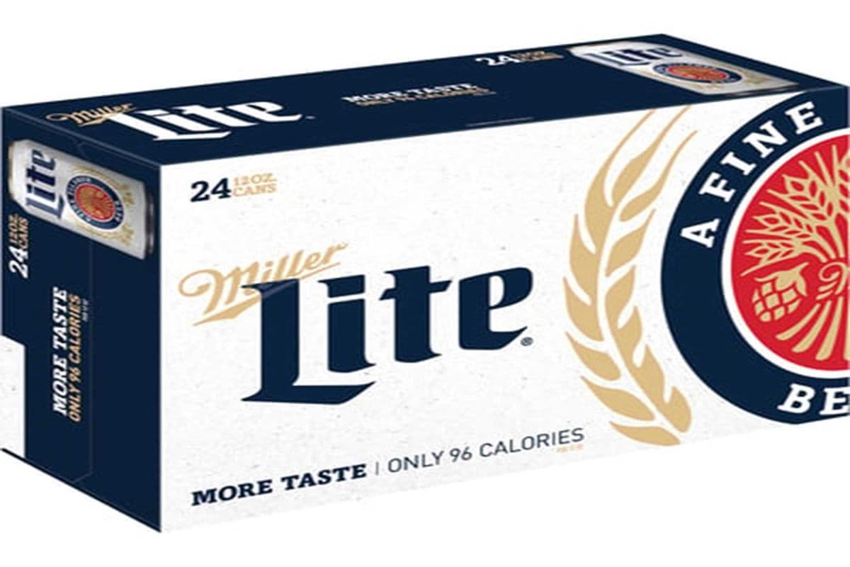 MILLER LITE BEER 24 CANS (24 x 355ML)
