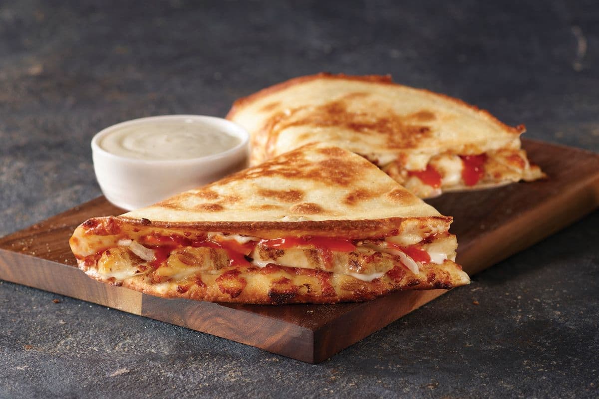 Grilled Buffalo Chicken Papadia