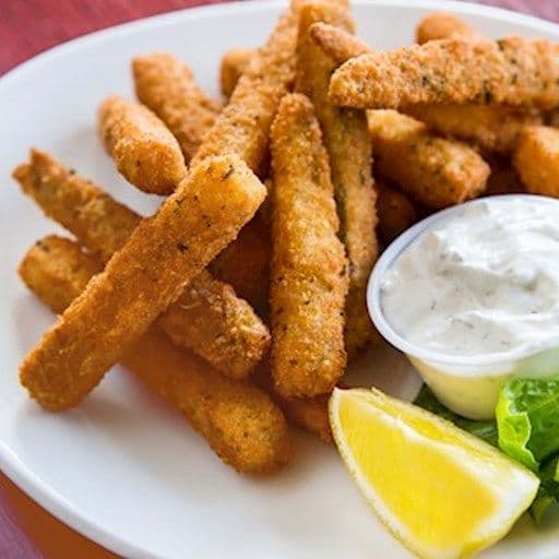 Courgettes frites / Fried Zucchini
