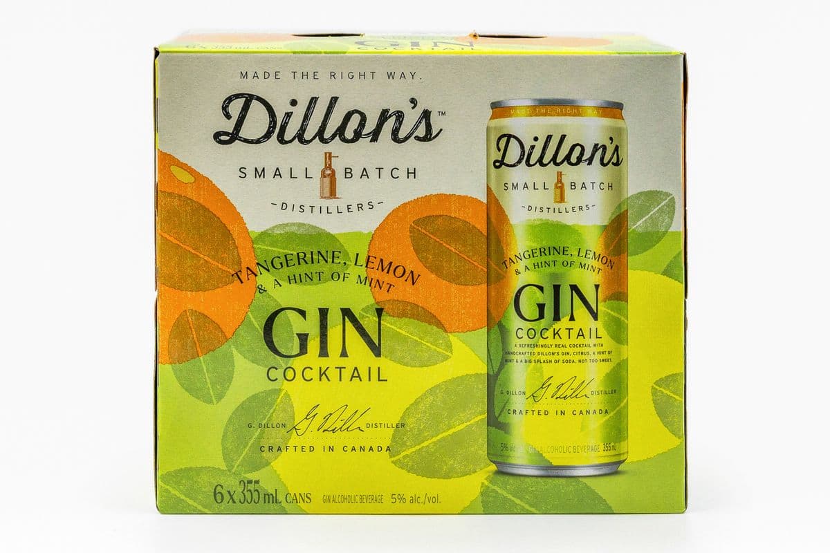 Dillon's Tangerine Lemon Gin (6 Cans) (6 x 355 ml)