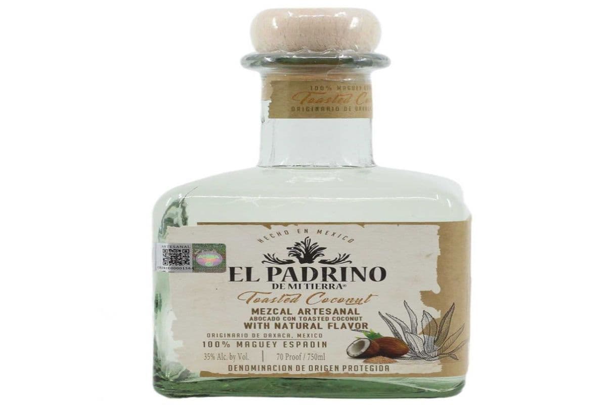EL PADRINO COCONUT MEZCAL 750 ML (1 x 750 ML)