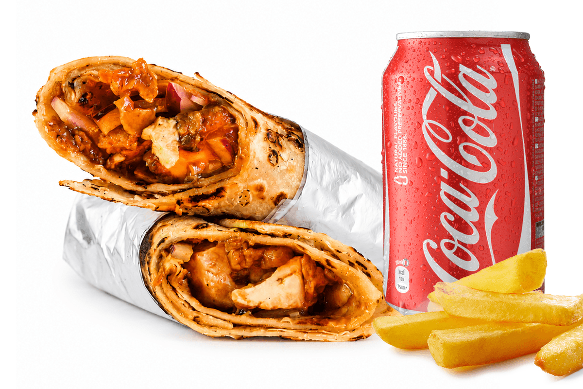 Chilli Paneer Roll Meal