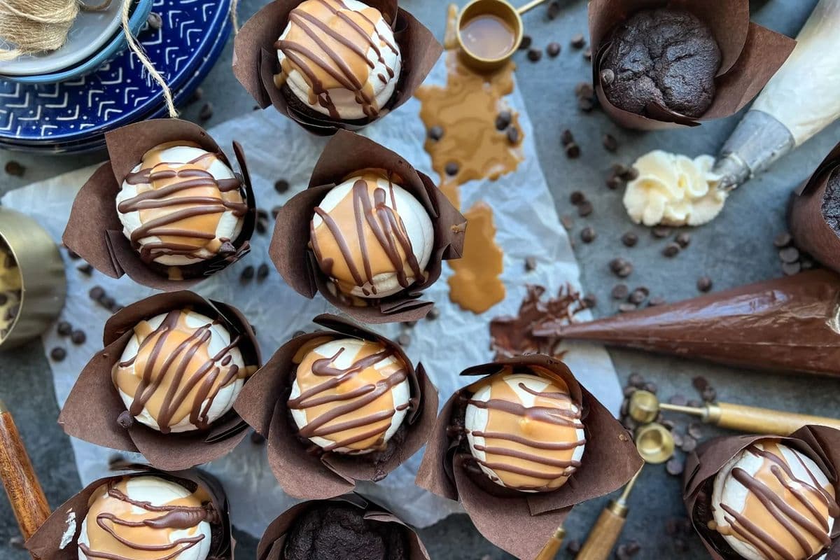 Greg's Chocolate Caramel Cupcake