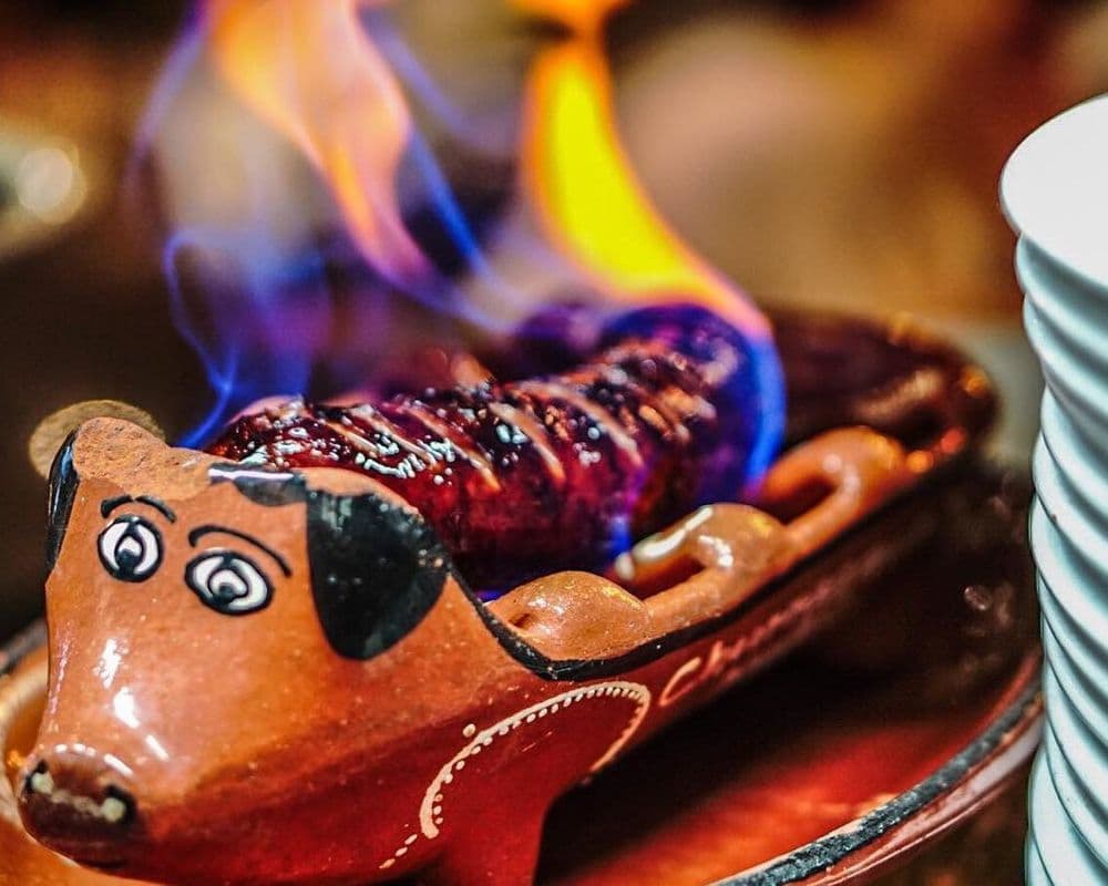 Grilled Portuguese Sausage