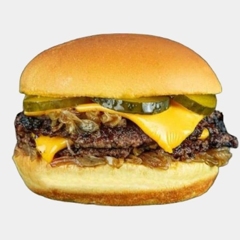 Combo de burger de style oklahoma double / Double Oklahoma Style Burger Combo