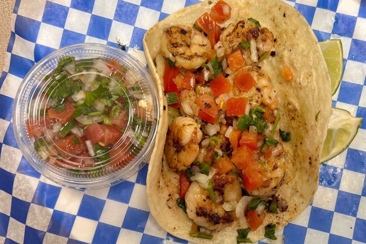 Taco De Camarón - Shrimp Taco