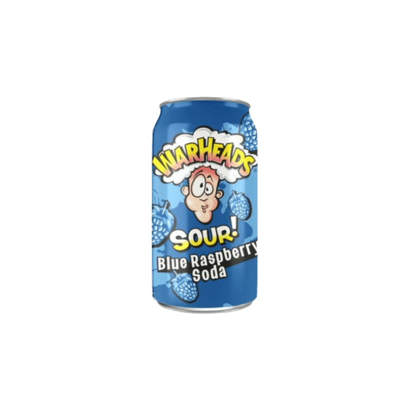 Sour Blue Raspberry Warheads Soda - USA (355ml)