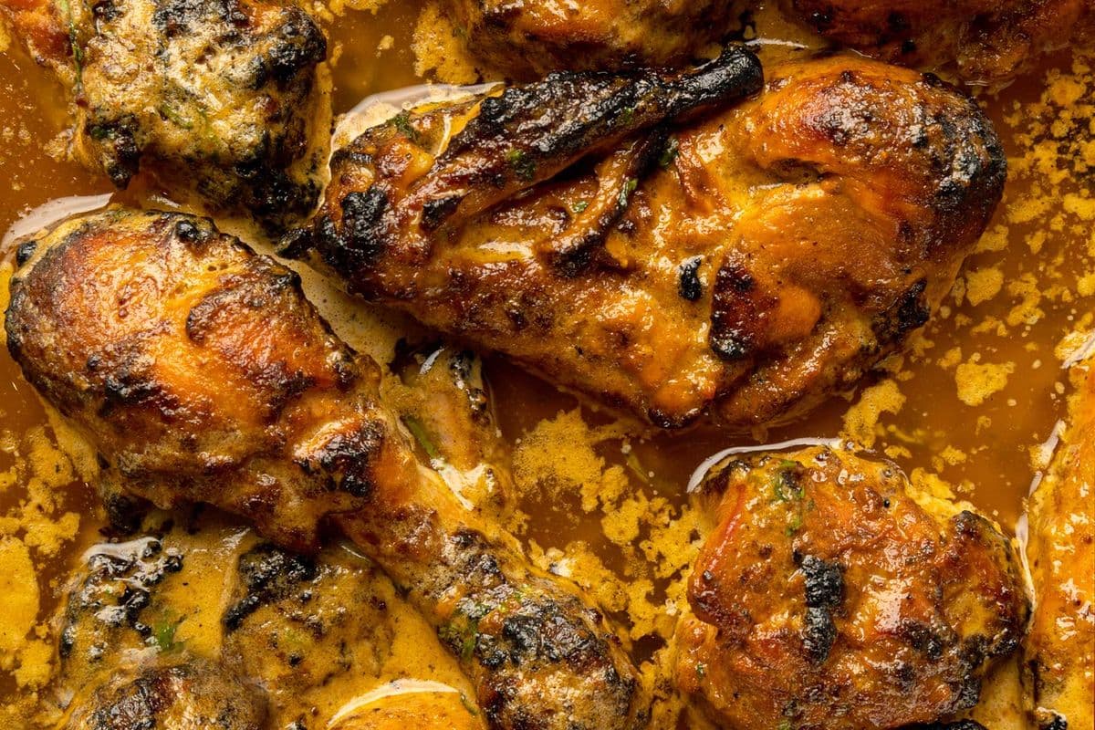 Classic BBQ Tandoori Chicken Gravy Combo (Half Chicken)