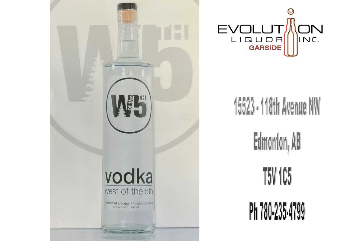 West of the 5th Vodka 0750G (1 x 750ml Glass Bottle)