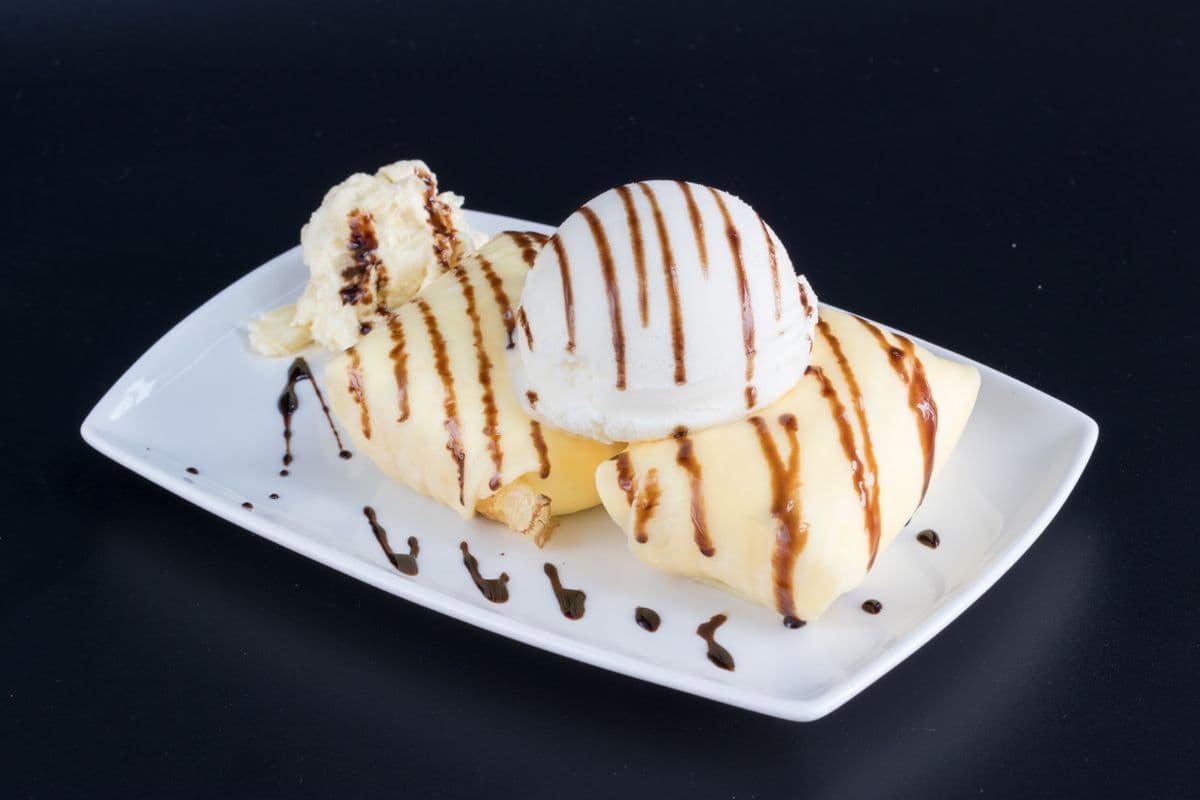 Durian Pancake with Sundae Supreme 雪山榴槤班戟