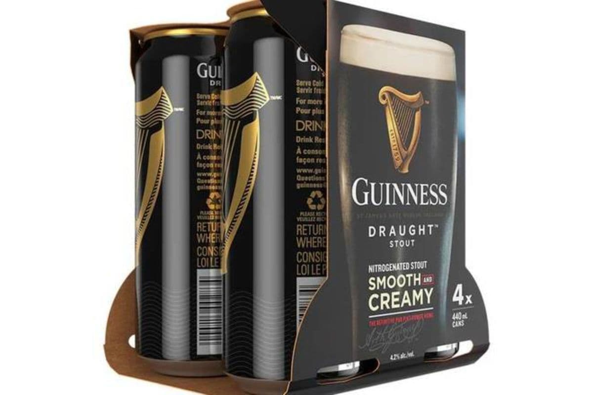 Guinness Draught (4 x 440 ml Cans)