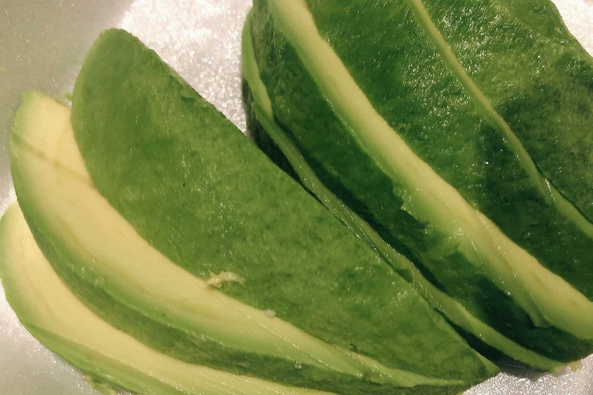 Sliced Half Avocado