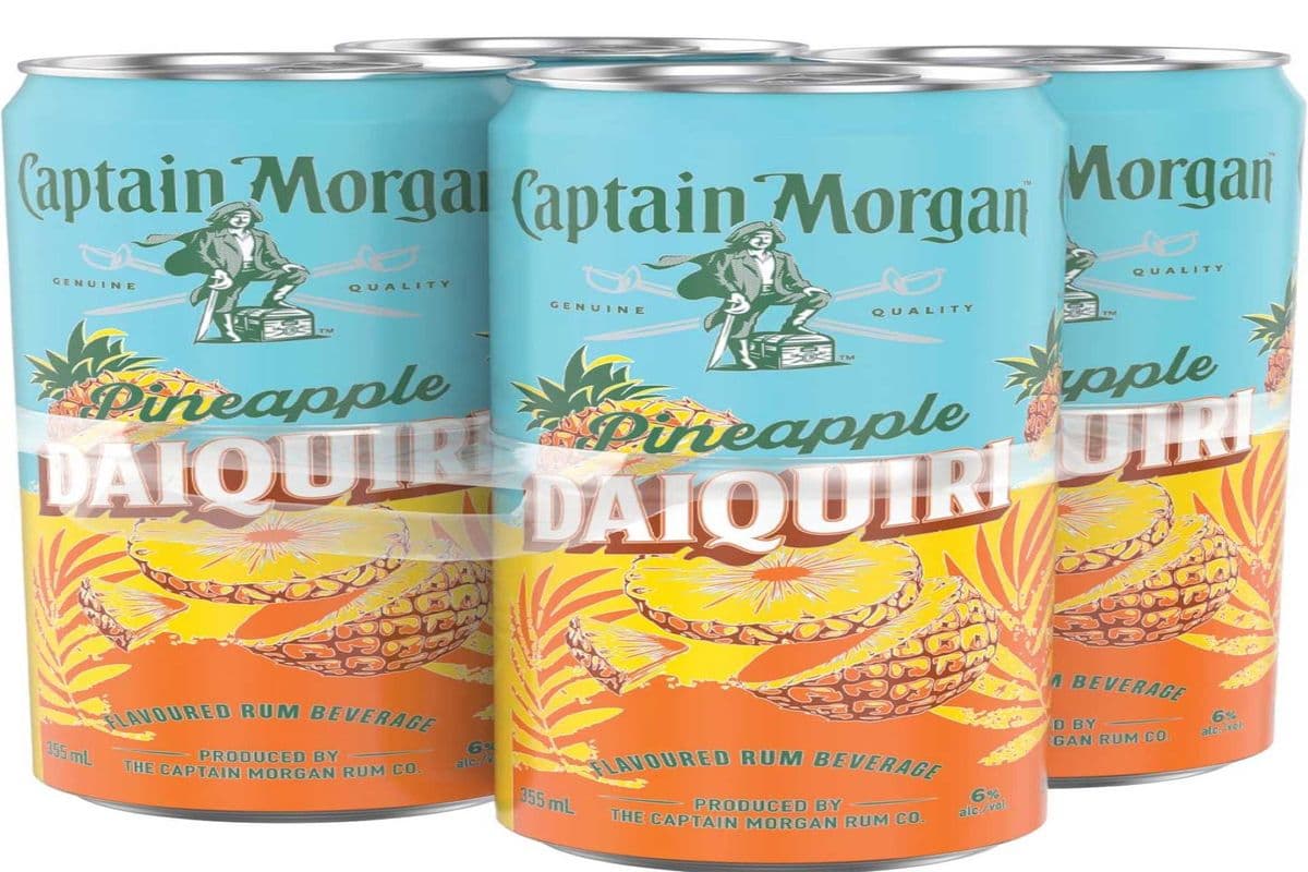 CAPTAIN MORGAN PINEAPPLE DAIQUIRI 4 CAN (4 x 355ML)