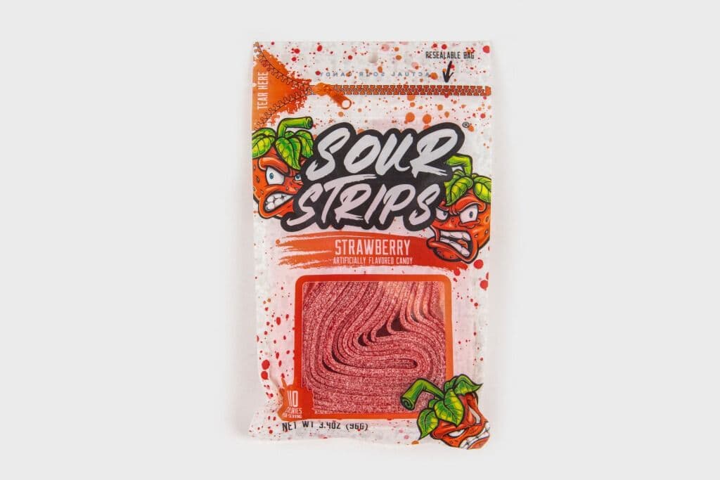 Sour Strips Strawberry (96G)
