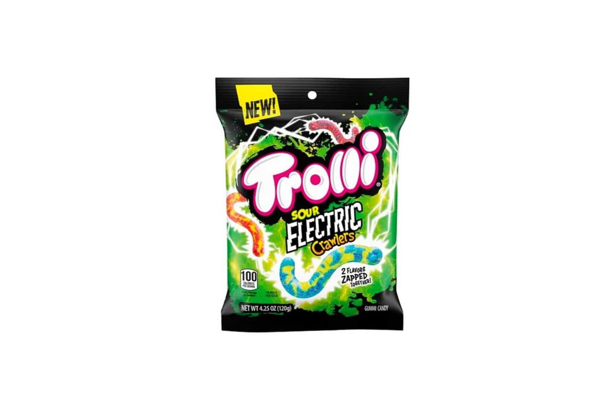 Trolli Sour Electric Crawlers Gummi Candy (120g) (100 Cal)
