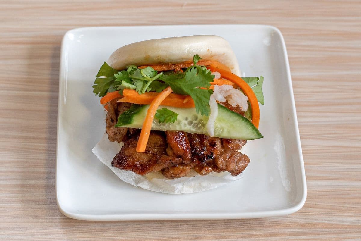 Grilled Pork Steamed Bao