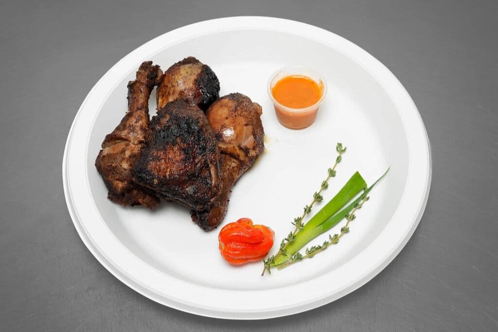 Side 2-Piece BBQ Jerk Chicken (Halal)