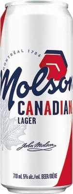 MOLSON CANADIAN TALL BOY CAN (710ML)