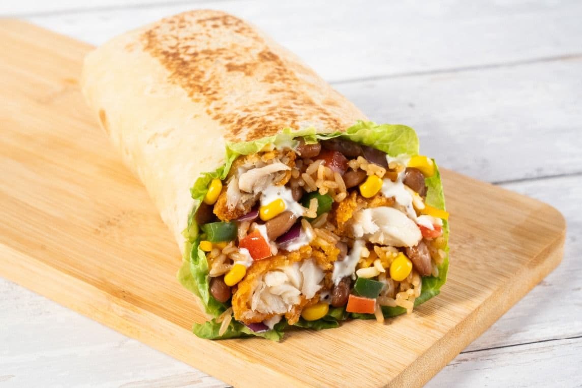 Crunchy Fish Burrito