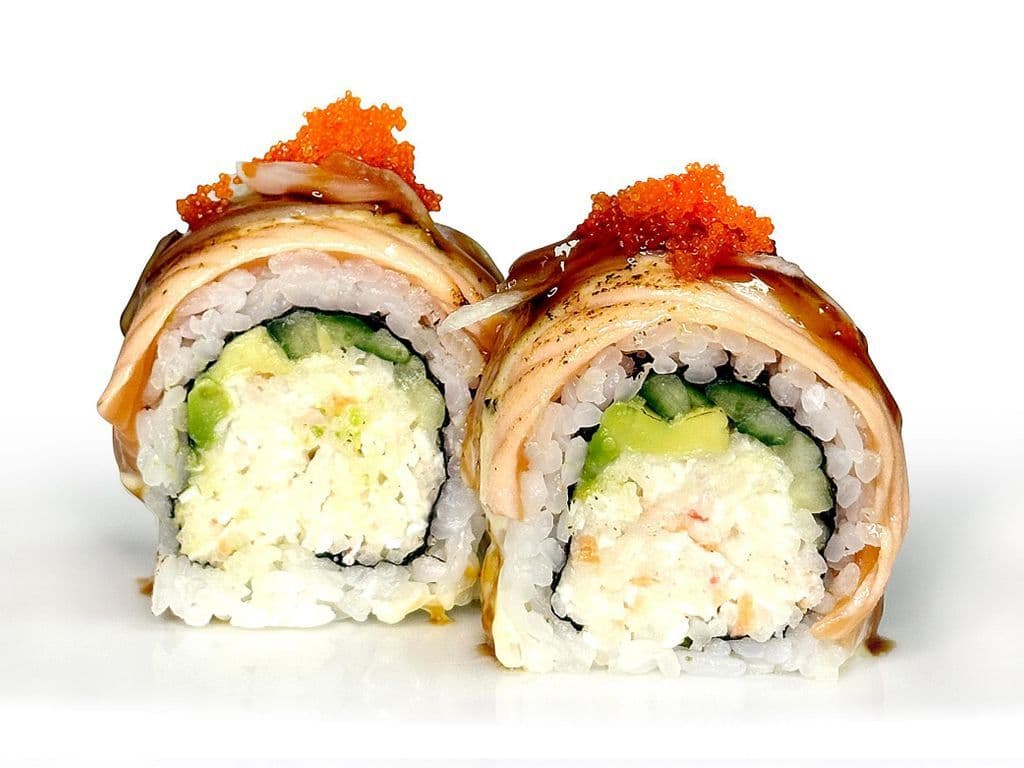 Aburi Salmon Roll