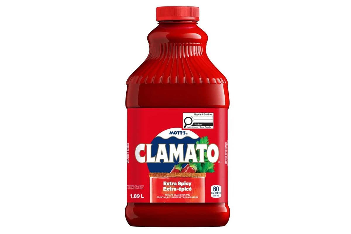 Mott's Clamato Extra Spicy (1.89 L Bottle)