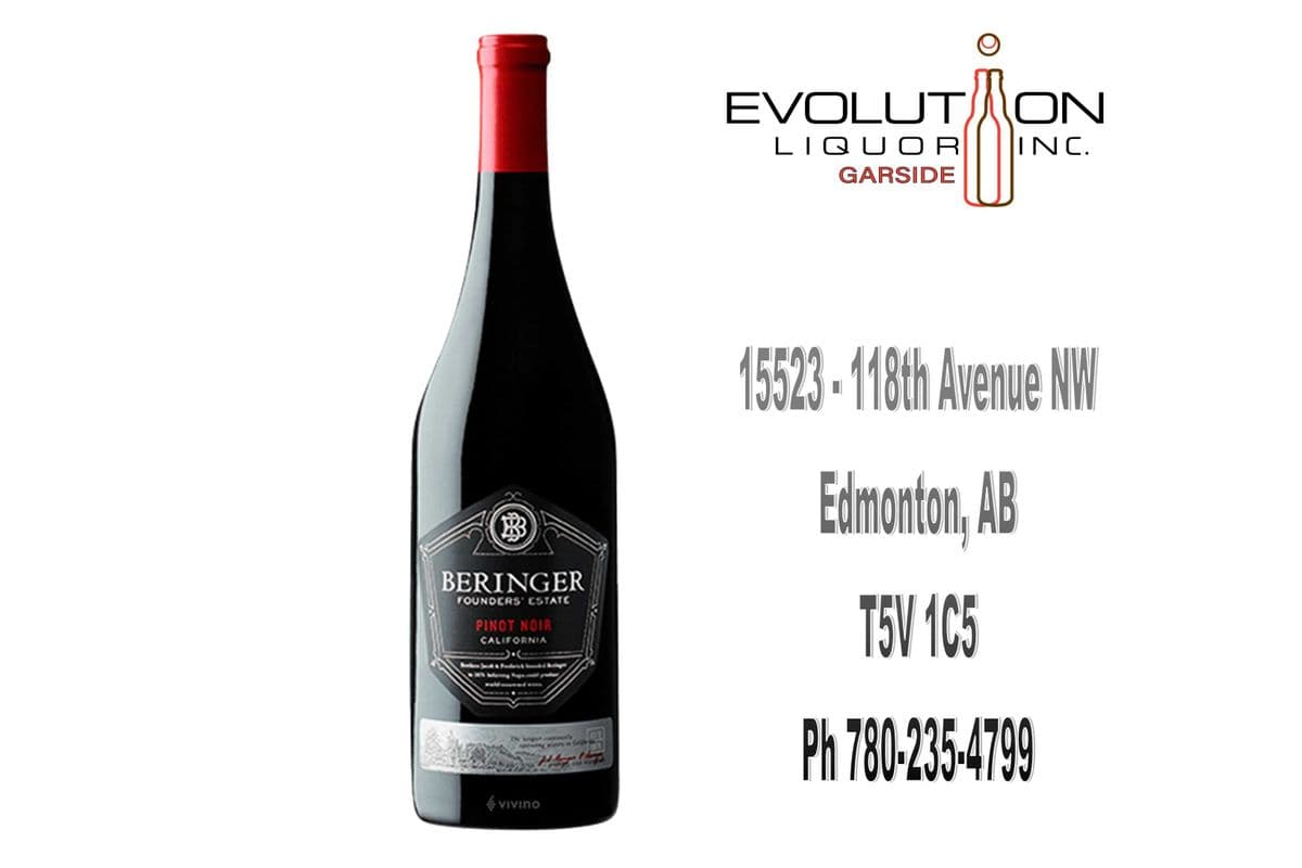 Beringer Founders' Estate Pinot Noir 0750G (1 x 750ml Glass bottle)